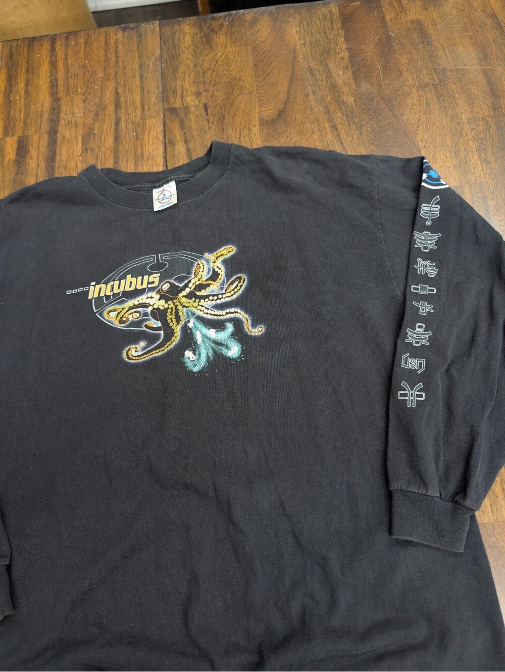 Incubus Octopus Vintage Delta Pro Long Sleeve T-Shirt XL